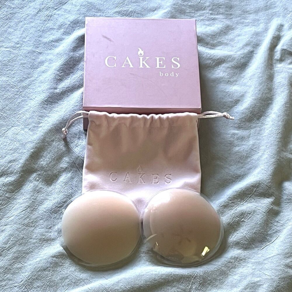 NEW Cakes Grippy Not Sticky Circles Nipple Covers Honey, OG Size